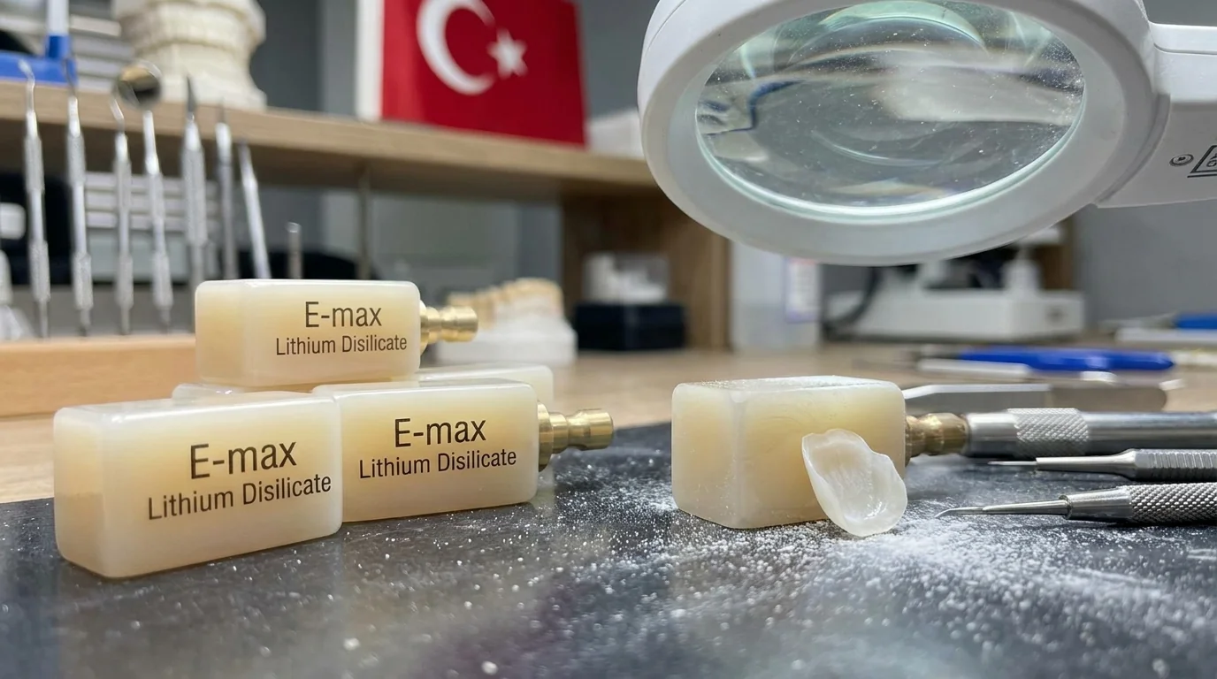 E-max مادة قشرة السيراميك الليثيوم ديسيليكات تركيا